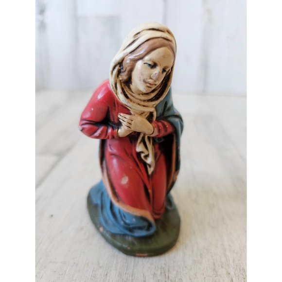Vintage Mary West Germany nativity village Xmas decor - Picture 1 of 8